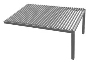 R601 Wall installation water drain Blades parallel to the wall 500 x 800 cm
