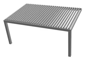 R601 Wall installation water drain Blades perpendicular to the wall 500 x 800 cm