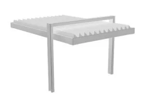 R612 Wall installation with portal Blades perpendicular to the wall 450 x 400 cm